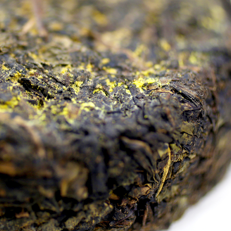 natureall50g1盒装茶饼陕西特产茯砖茶藏茶古法手筑金花黑茶500盒以上