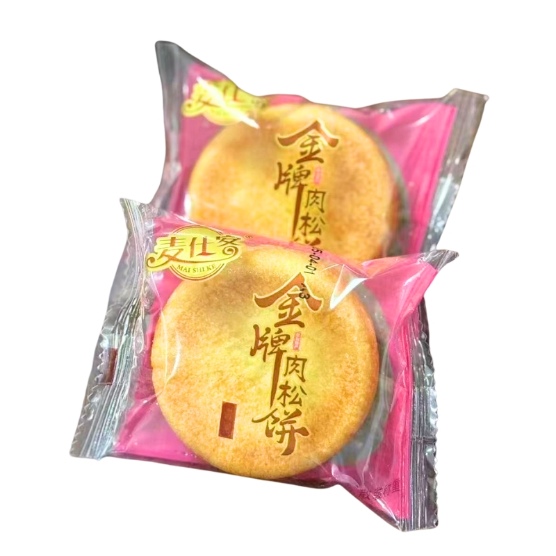正宗肉松饼批发整箱糕点心早餐充饥宿舍老式休闲零食高清大图