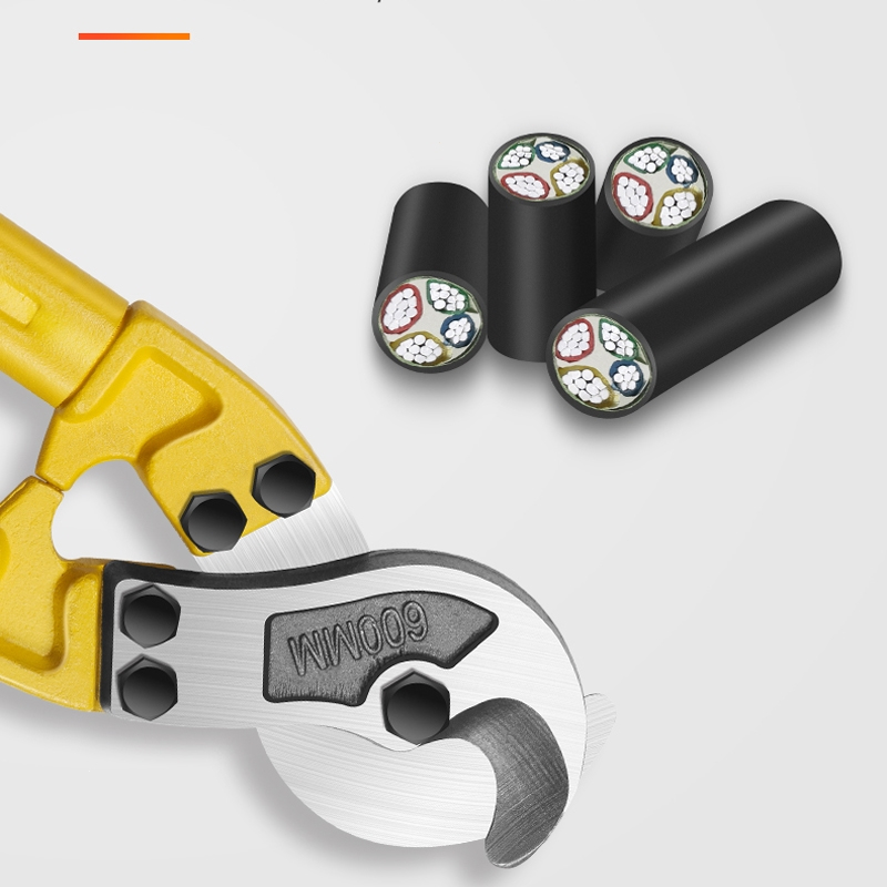 手动电缆剪刀切线钳断线器电线剪剪线钳剪刀钳子断线钳剪电缆