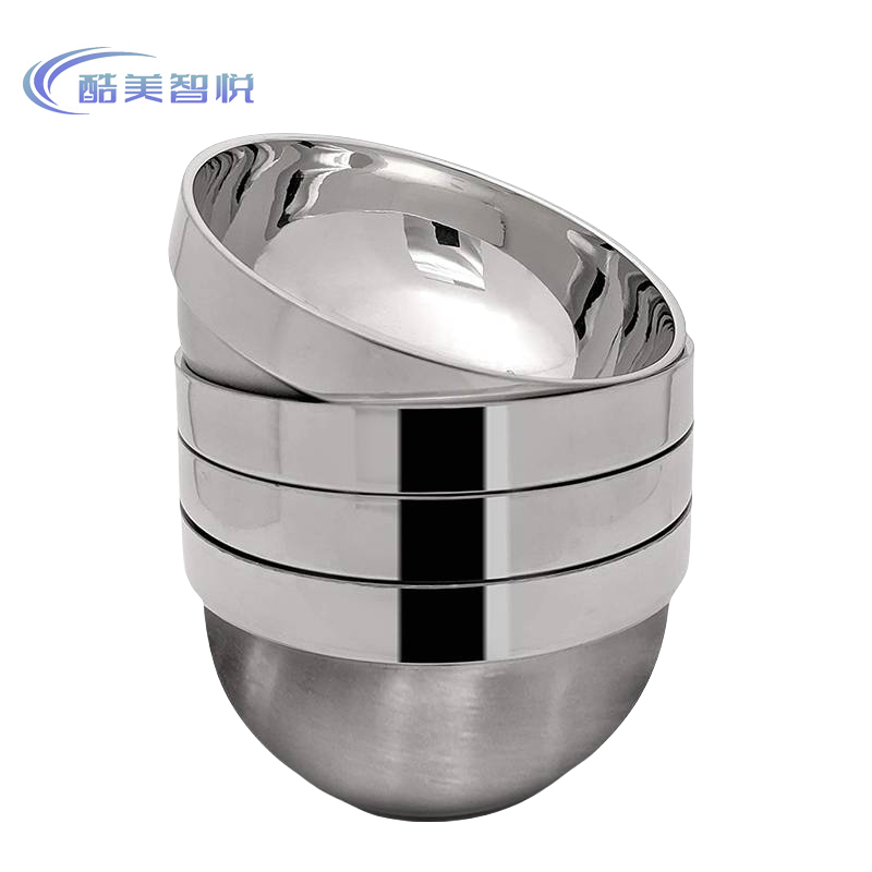 酷美智悦 304不锈钢碗15*7cm KM-BH607 个高清大图