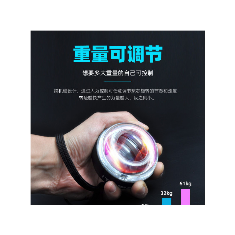 计数腕力球成人儿童健身球小学生初中生臂力器能握力器解压球
