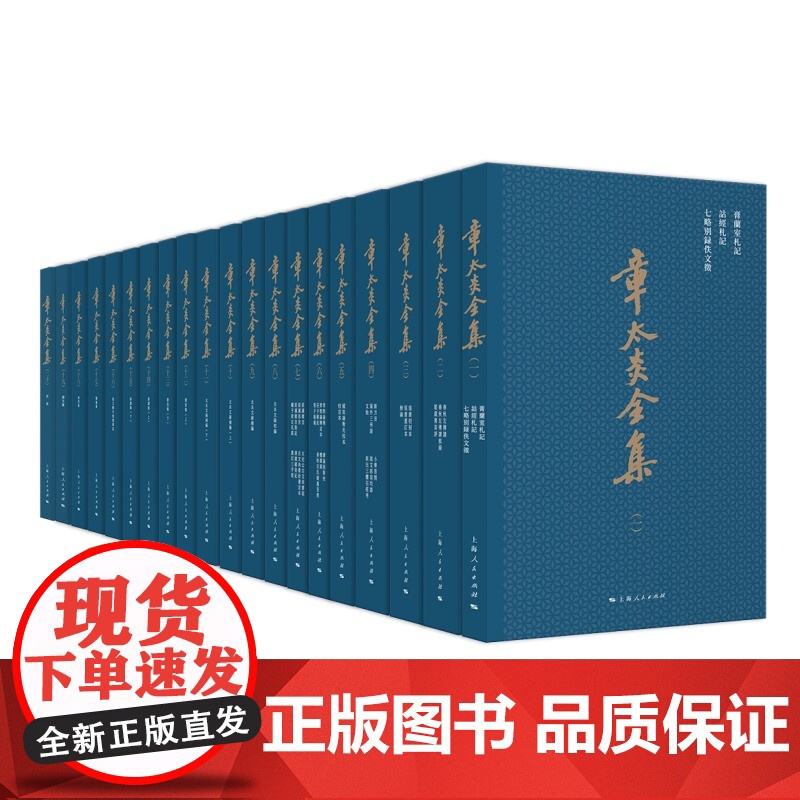 章太炎全集全二十册 国学传统文化政治活动学术思想 上海人民出版社中国文化高清大图