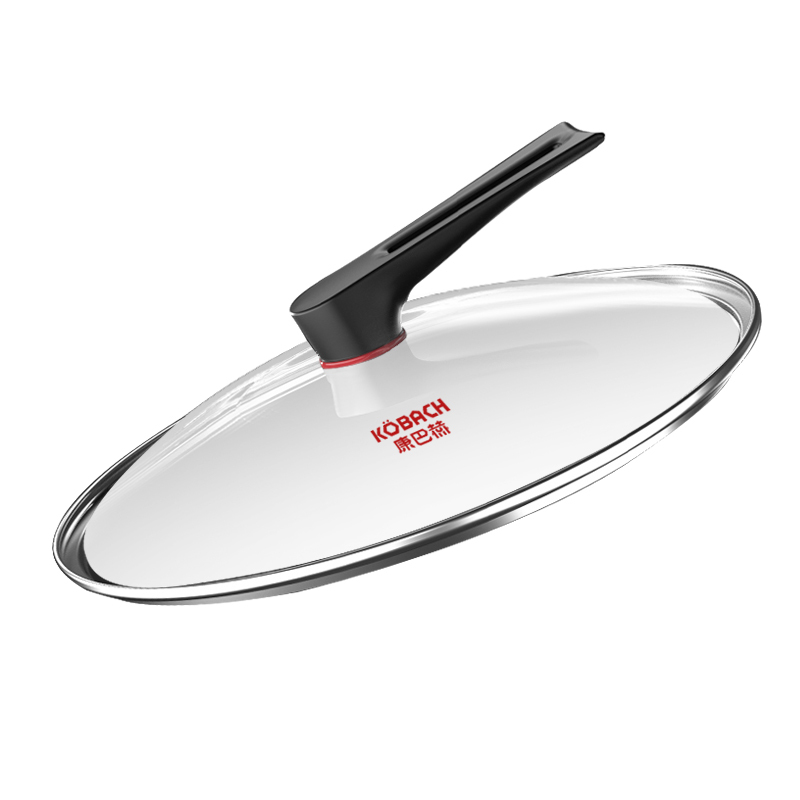 康巴赫乐厨款炒锅不粘锅316L不锈钢炒菜锅34cm加大号少油烟双面花纹蜂窝平底电磁炉燃气通用高清大图