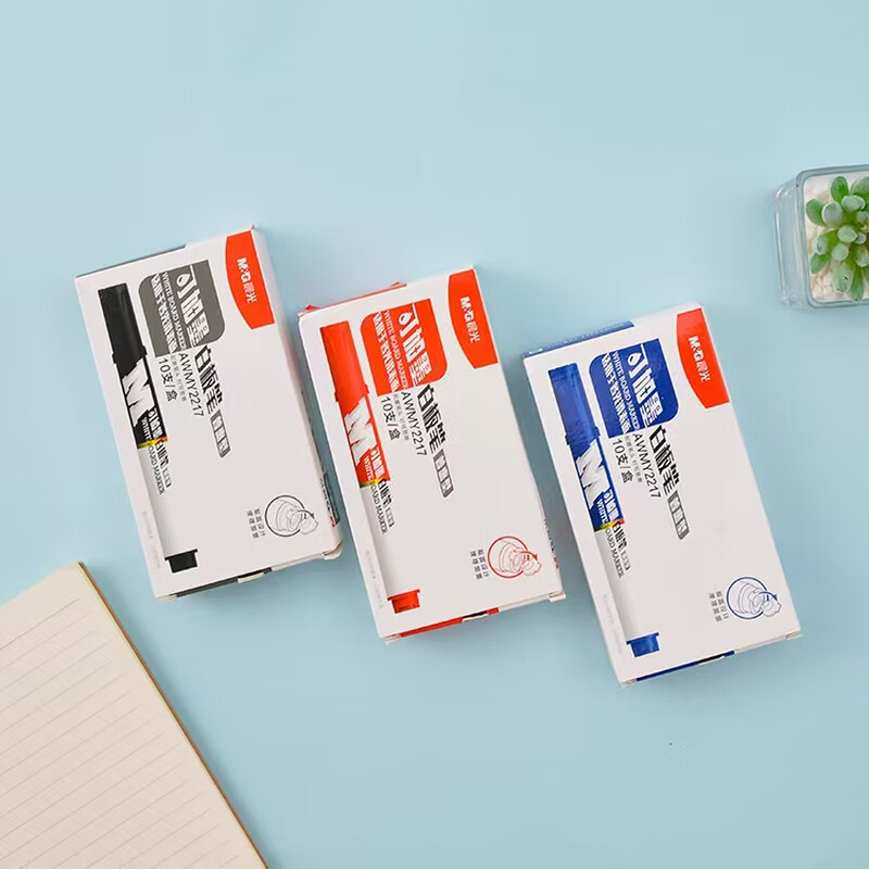 晨光(M&G)白板笔普惠型可加墨黑AWMY2217高清大图