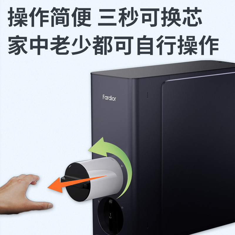 法迪欧(Fardior)净水器R800FC02净水机 两年组合装 一体式PCF3in1复合滤芯*4 第1级