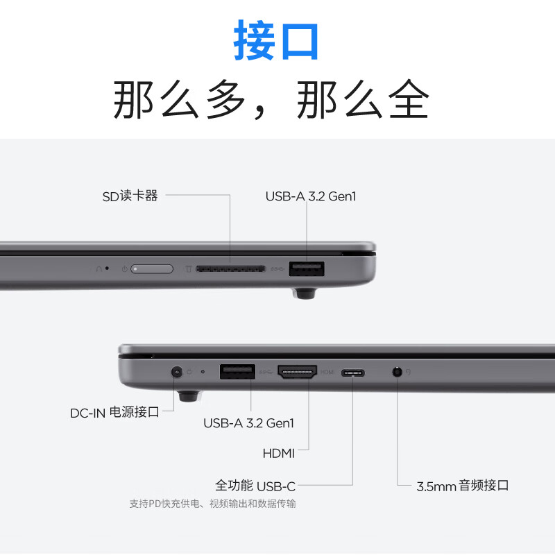 联想(Lenovo)小新14C/SE 2025 14英寸高性能轻薄笔记本电脑 i5-13420H 16G 512G SSD 可扩展内存硬盘 商用学习办公娱乐高清大图