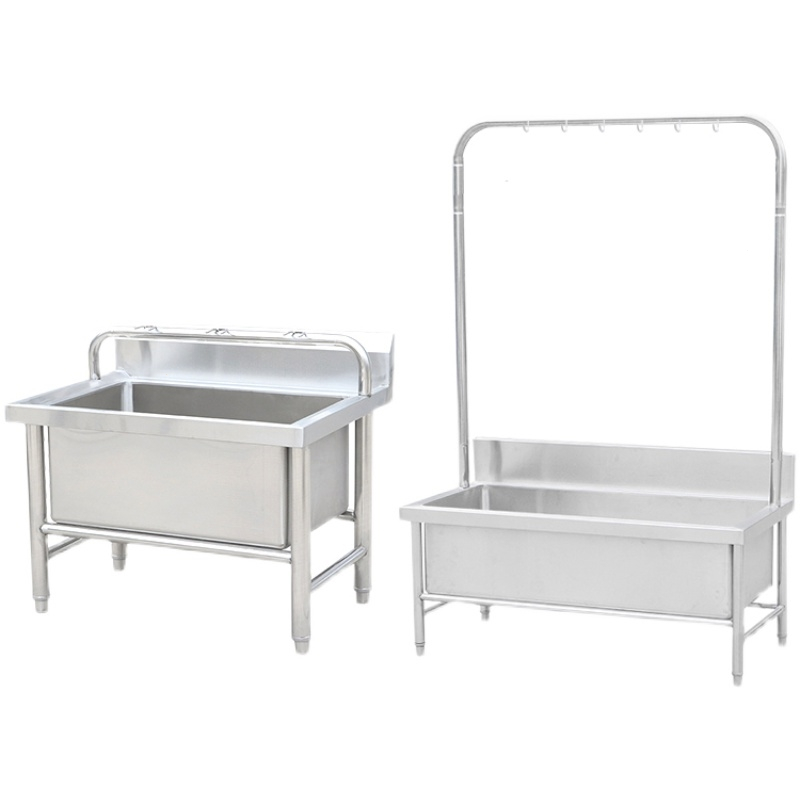 古达不锈钢拖把池带架子一体式洗拖布池墩布池水槽家用阳台户外水池