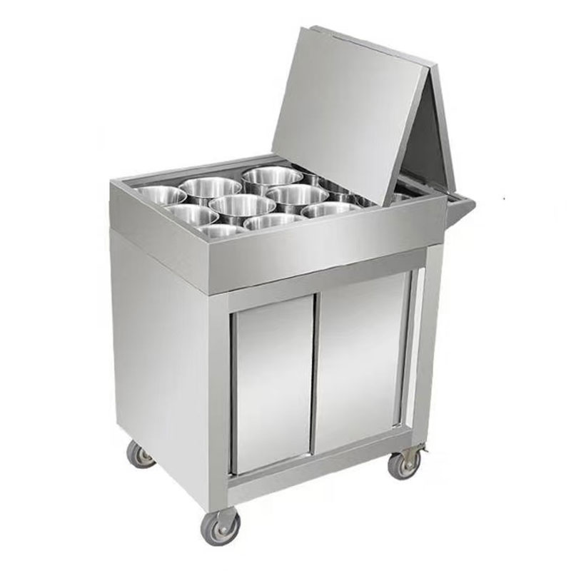 鑫睿辉 不锈钢调料车 400×800×800mm 台高清大图