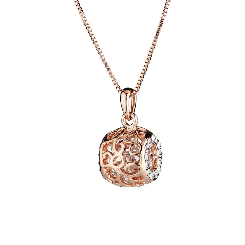 italina伊泰莲娜 转运珠 镶钻吊坠项链 etln1308dx02