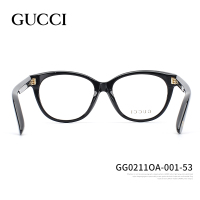 GUCCI古驰眼镜女 倪妮同款近视眼镜框 金属logo板材眼镜架GG0211
