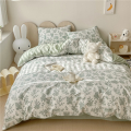 无印良品(HOME)-A类全棉床上四件套 绿意盎然MJ-T2024-0285