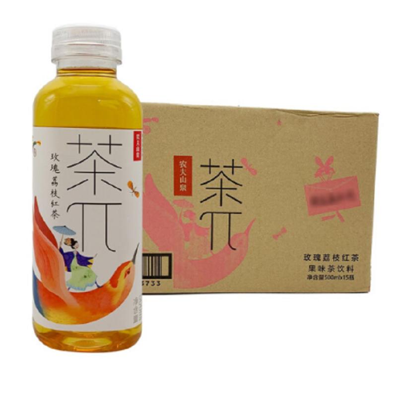 农夫山泉茶π玫瑰荔枝红茶味500ml
