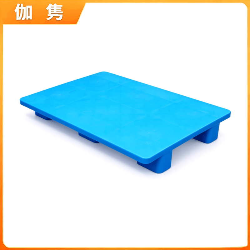 伽隽 塑料托盘 100*70*13cm平板六脚 个高清大图