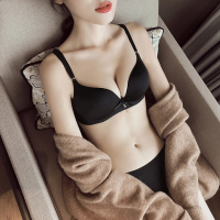 盛世尼曼[送内裤]性感舒适无钢圈聚拢文胸罩小胸乳罩春季加厚款内衣