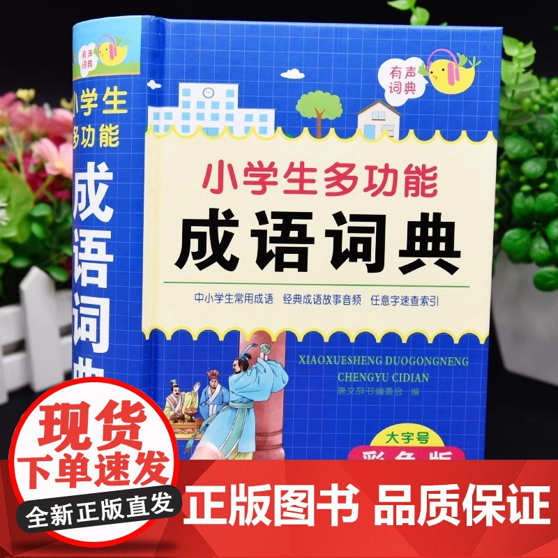 小学生专用多功能成语词典1-6年级人教版 非新华成语词典课本里的必背成语积累大全四字词语字典学生实用成语大词典带解释辞典高清大图