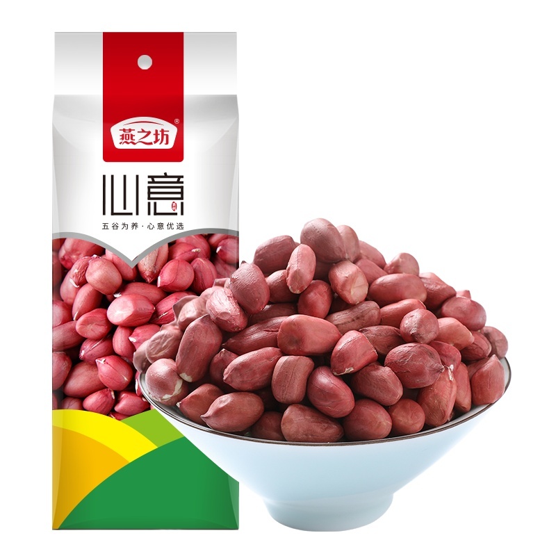 燕之坊心意红皮花生仁355g