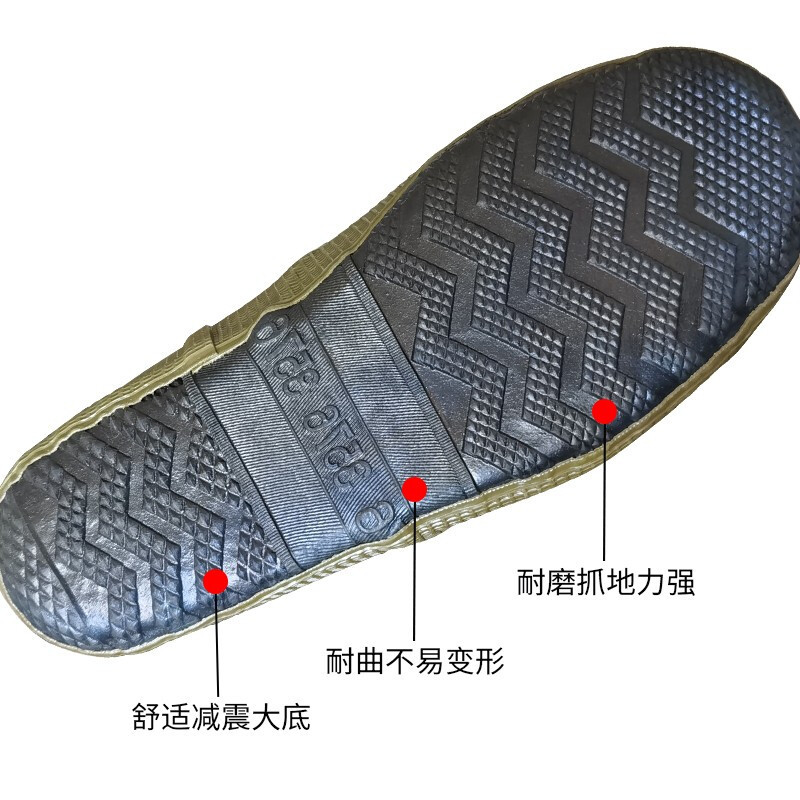 新越昌晖解放鞋黄球鞋黄胶鞋劳保工作鞋 工地防滑耐磨低帮作训帆布鞋JB-21001