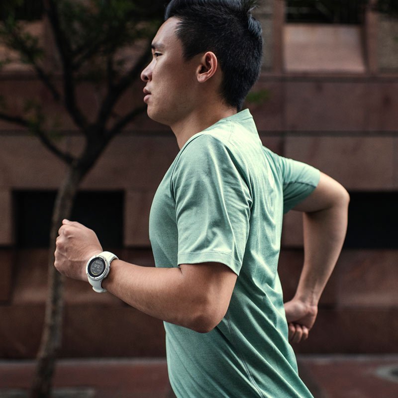 松拓Suunto颂拓5精钢白小钢炮智能运动腕表