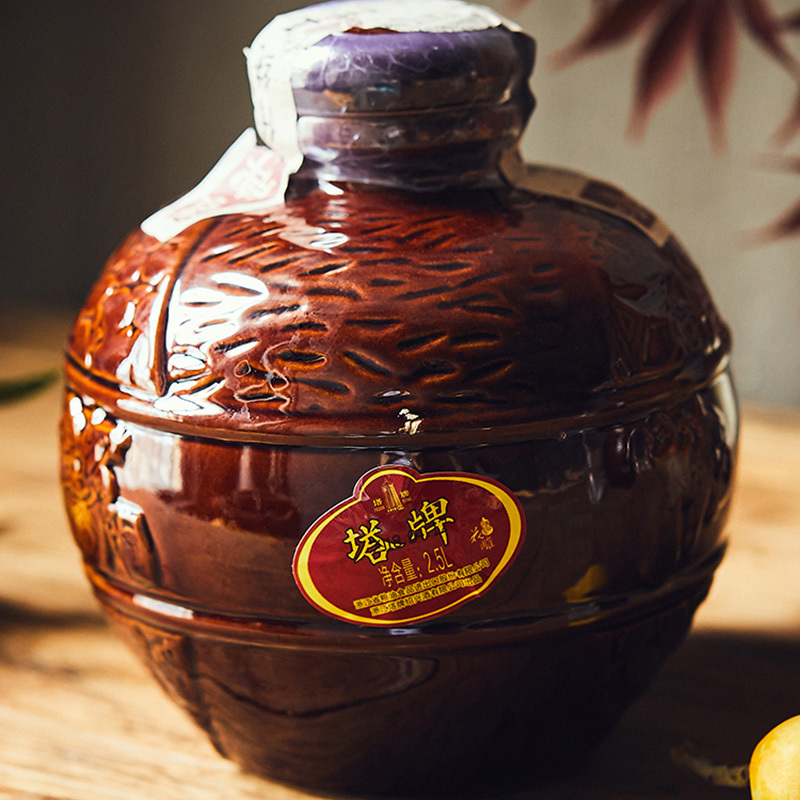塔牌花雕酒 14度 2.5L 礼盒装 半干型 手工酿造黄酒