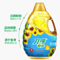 刀唛/knife葵花籽油4.68L*4 一级压榨食用油高亚油酸葵花