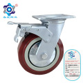 春昆阳岚 聚氨酯万向轮带刹 6寸 个