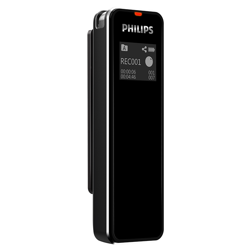 Zs-飞利浦(PHILIPS)VTR5102 16G 会议录音笔 终身免费语音转文本 智能APP 声纹感应 录写同步