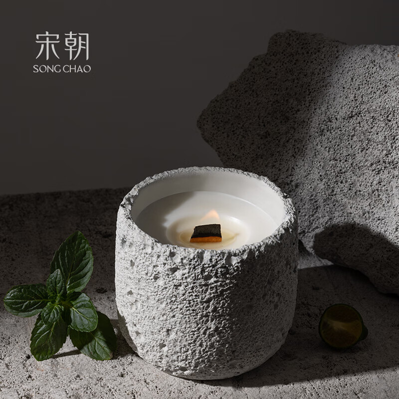 宋朝冷山香薰蜡烛室内持久留香卧室香氛精致伴手礼 栀子花开 200g高清大图