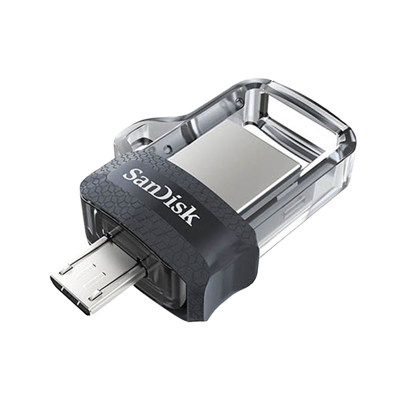 闪迪安卓手机u盘64g双接口电脑两用优盘高速usb30安卓双插头u盘视频