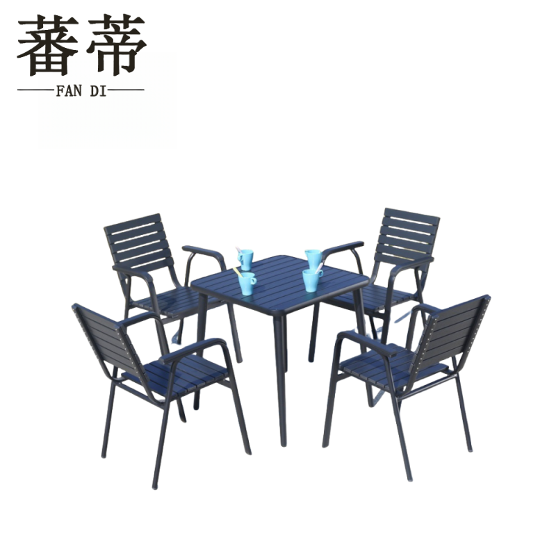 蕃蒂户外桌椅80*80cm套高清大图