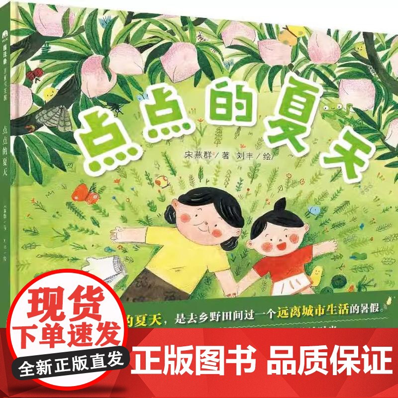 魔法象 点点的夏天 刘丰/著·绘 田园生活 自然教育 外婆 暑假 适合6-8岁儿童 广西师范大学出版社