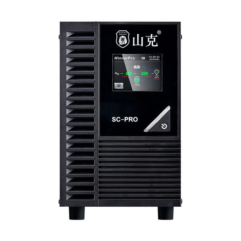 山克SC2K PRO在线式ups不间断电源2KVA/1800W内置电池服务器机房电脑备用UPS电源高清大图