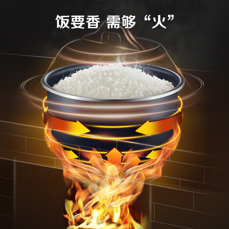 苏泊尔ZMD安心系列 蓝钻不粘厚釜 顶置触控面板 内盖一键可拆卸 9大功能 4L电饭煲SF40FC5071高清大图