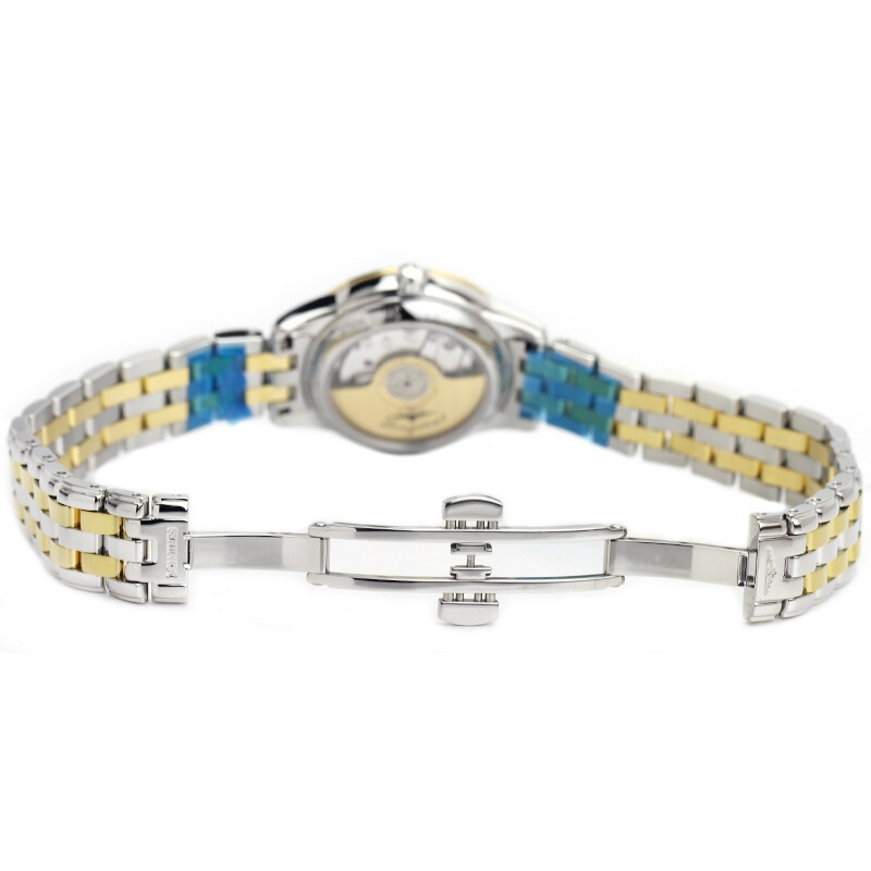 浪琴(Longines)瑞士品牌 军旗系列 机械情侣女表 L4.274.3.37.7