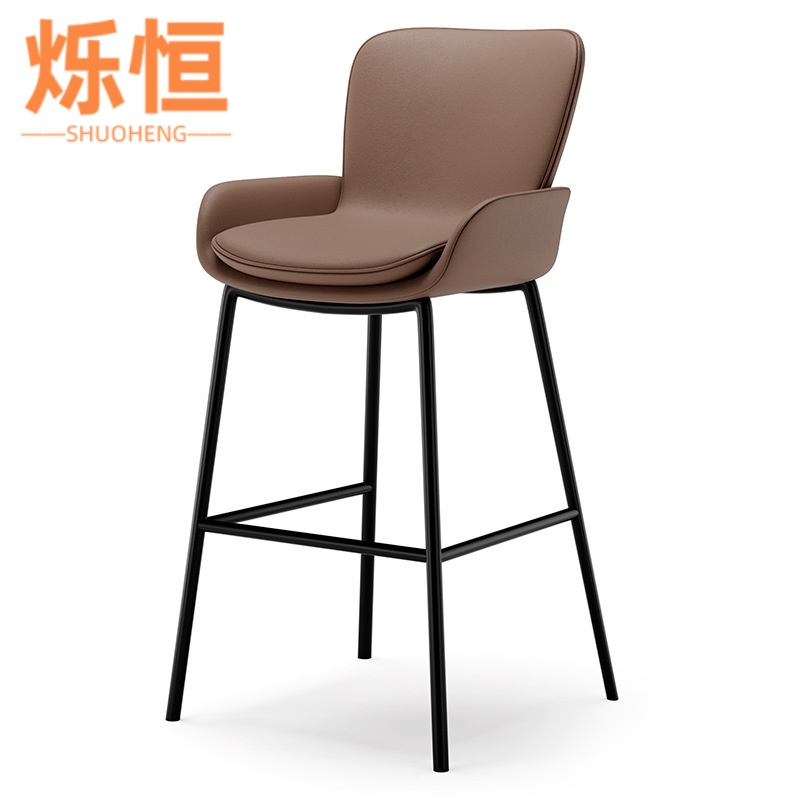 烁恒 吧台椅 坐高75cm 把高清大图