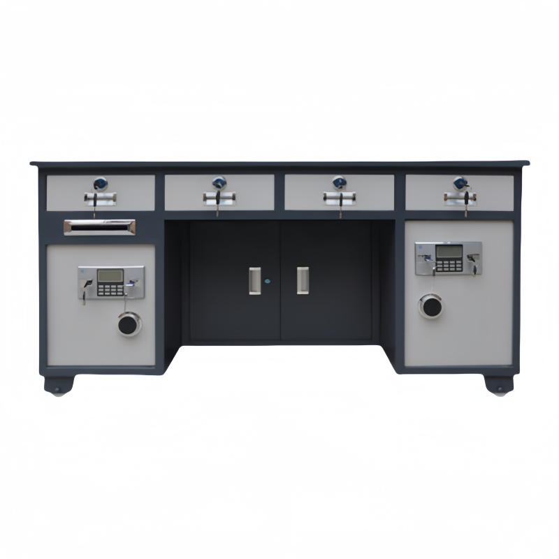蕃蒂电子保险桌1.6米双柜张高清大图