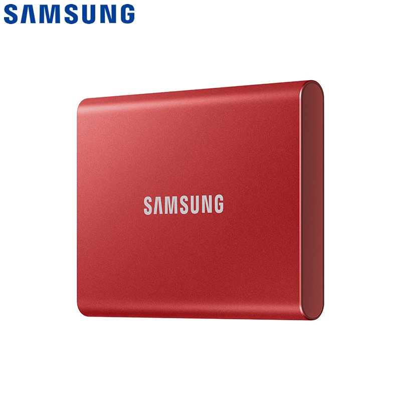三星（SAMSUNG）T7 1TB移动硬盘 usb3.2金属加密高速手机电脑移动固态硬pssd 火星红