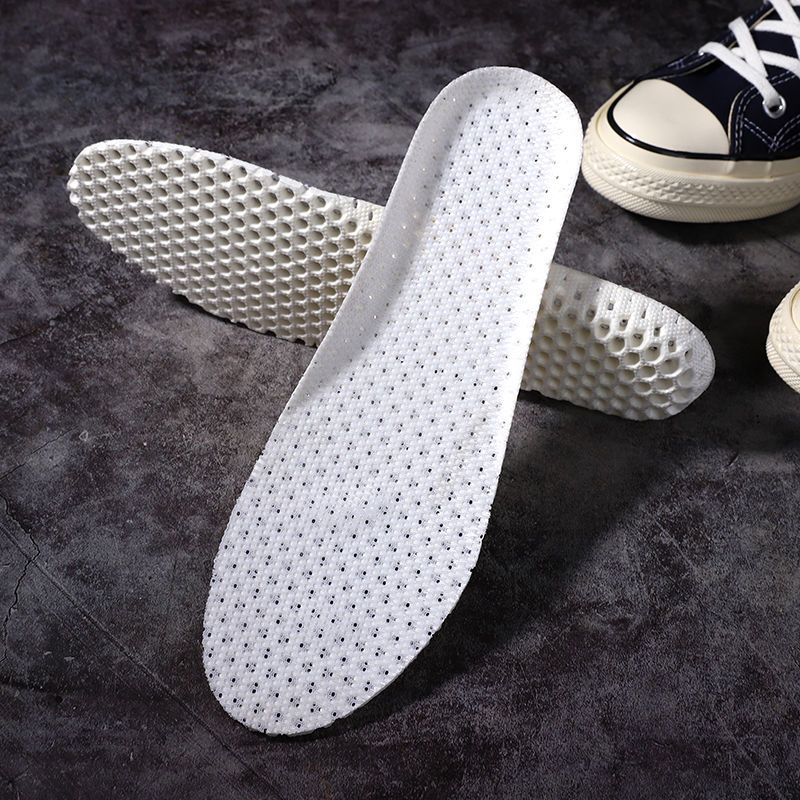 旅游鞋垫男女防臭透气高弹加厚吸汗跑步军训篮球汗脚运动鞋垫夏季纯净