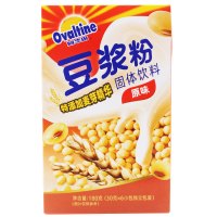 阿华田(Ovaltine)早餐速溶香浓 原味非转基因 速溶豆浆粉180g(内含6小包)*2袋