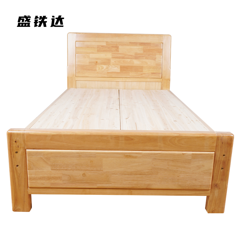 盛铁达 实木单人床1200*2000*1030mm STD-SC05 张高清大图
