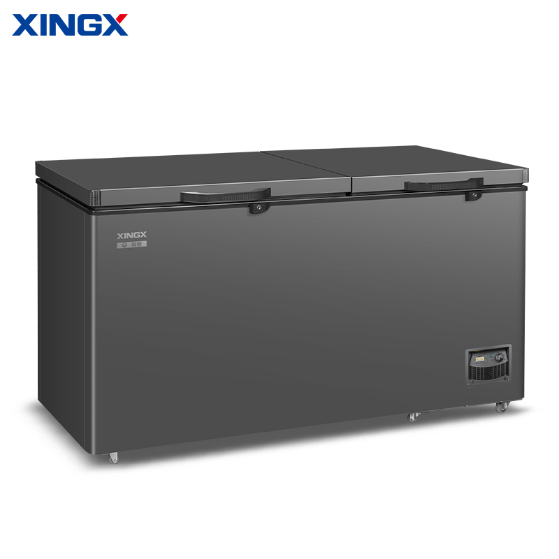 星星（XINGX）BCD-406GCT冷柜家用双温406升铜管冷藏冷冻微霜系统双温双箱冰柜顶开门卧式商用冰柜冰箱