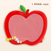 踩豆子婴儿玩具宝宝踩豆豆袋子睡眠安抚哄睡神器早教黄红豆可热敷 【无豆】小苹果