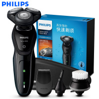 Philips/飞利浦 电动剃须刀 S5082/61进口三刀头全身水洗 充电旋转式刮胡刀含鼻毛修剪器（礼盒包装）