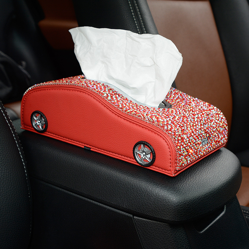 敬平车载纸巾盒抽创意车可爱车内用品汽车抽纸盒临时停车牌车用纸抽盒