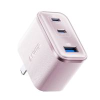 Anker安克安心充Ultra70wMacbook充电器65w氮化镓iphone16手机PD快充头45W多口适用粉色