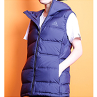 阿迪达斯(adidas)冬季女子无袖休闲运动羽绒服 CZ2312