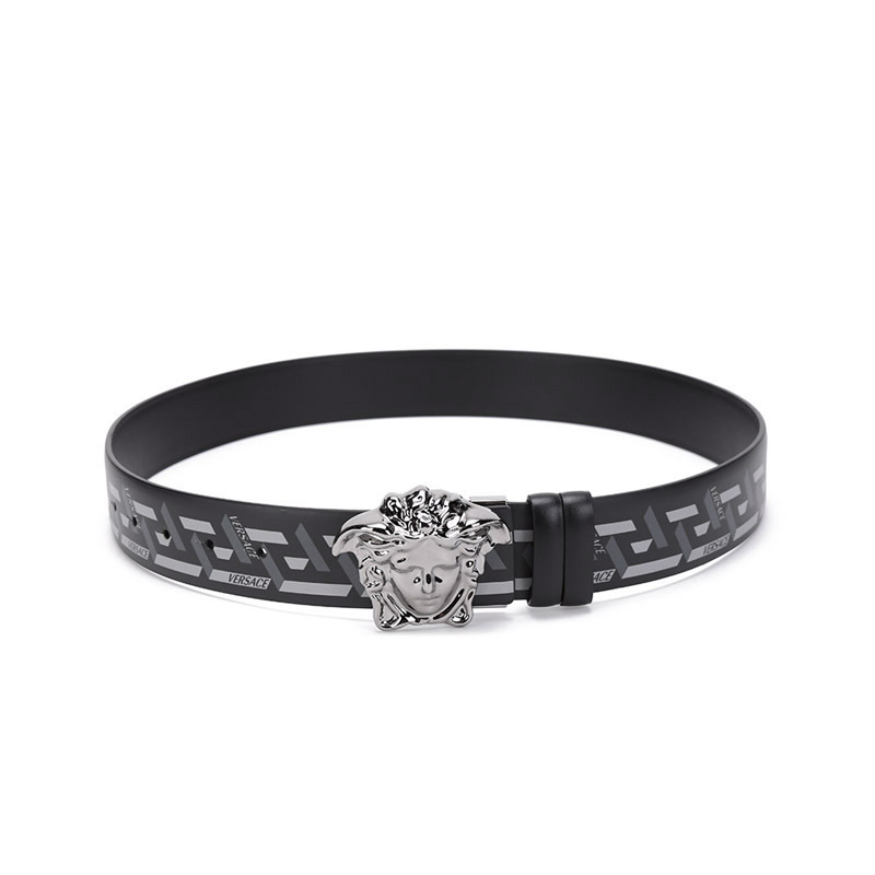 versace范思哲男士牛皮革美杜莎板扣式双面皮带腰带dcu67051a01755