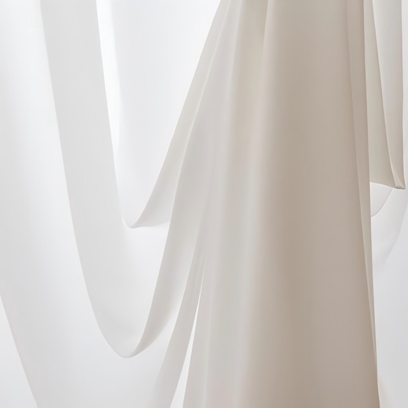 梦丽赛 白色纱帘窗纱 100cm×270cm(米)高清大图