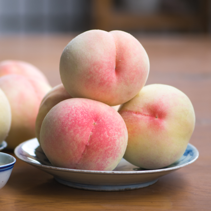 5两 8只 可撕皮滴水软桃 新鲜水果 桃子孕妇儿童可食用