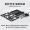厨房置物架免打孔调料架收纳架刀架筷子刀具塑料用品家用大全|加厚三层48cm白刀架+筷筒+菜板架