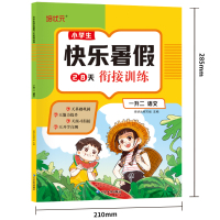 暑假衔接[语文+数学] 一升二 [正版]小学生快乐暑假28天衔接训练一升二语文数学专项训练人教版一年级下册暑假作业阅读理
